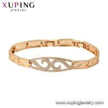 75810 xuping 18K vergoldet Luxus-Stil Mode Bettelarmband für Frauen